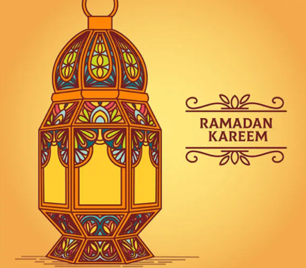 رسمة فانوس رمضان