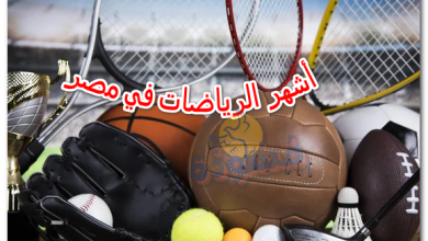 أشهر الرياضات في مصر